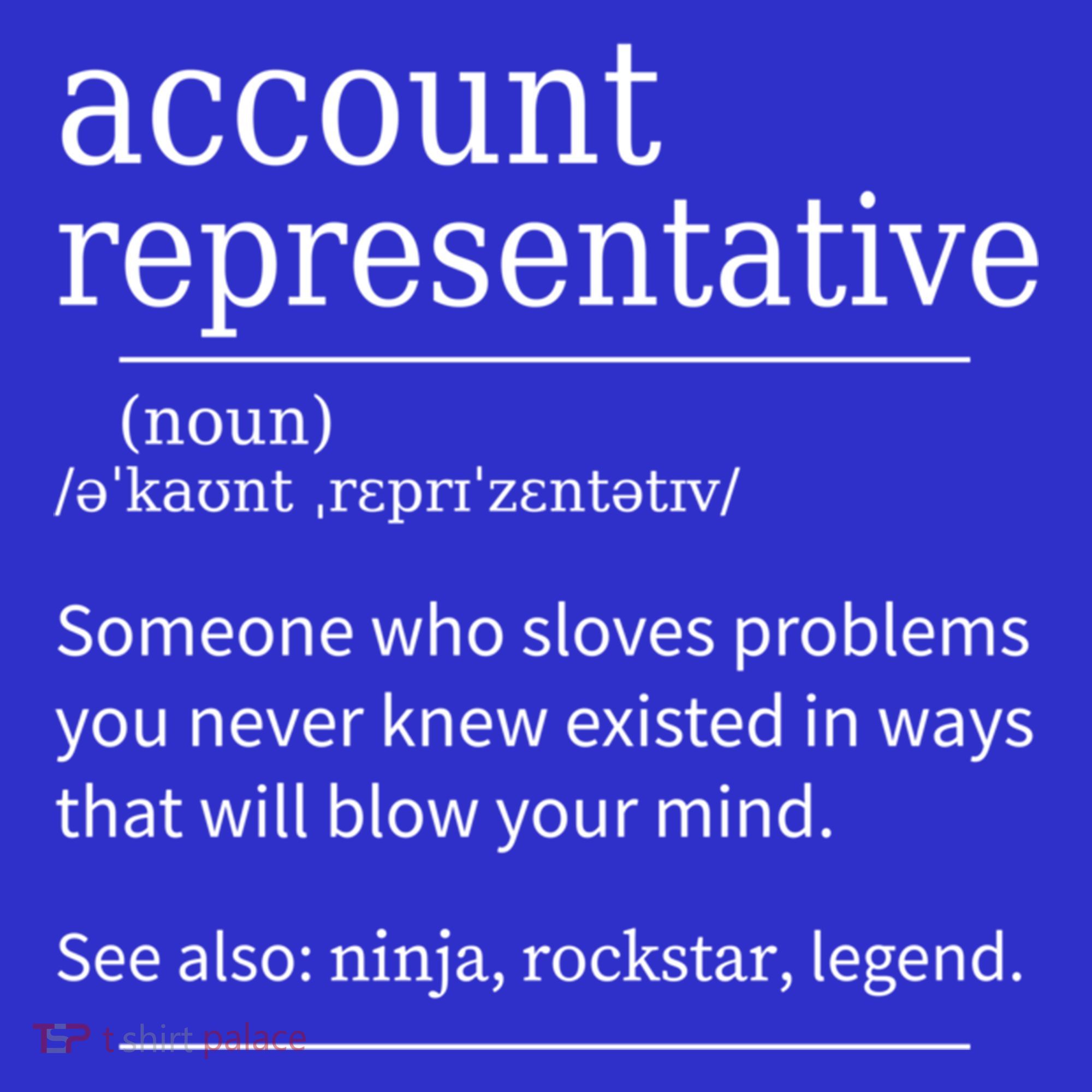 Funny Account Representative Definition Cute Gift Apron