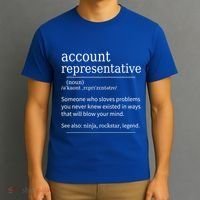 Funny Account Representative Definition Cute Gift T-Shirt thumb 3