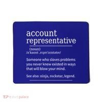 Funny Account Representative Definition Cute Gift Mousepad thumb 0