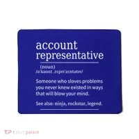 Funny Account Representative Definition Cute Gift Mousepad thumb 0