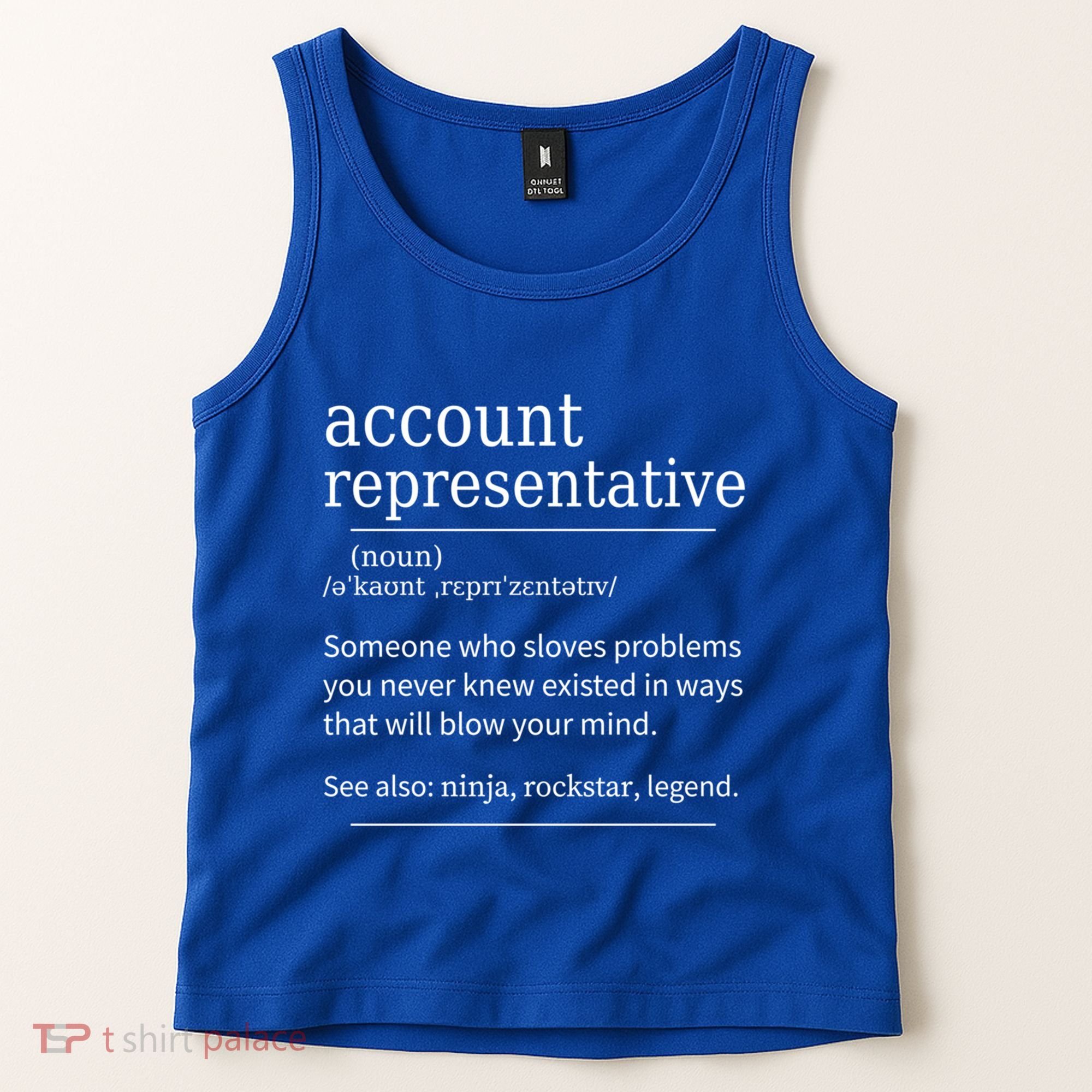 Funny Account Representative Definition Cute Gift Tank Top