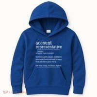 Funny Account Representative Definition Cute Gift Kids Hoodie thumb 0