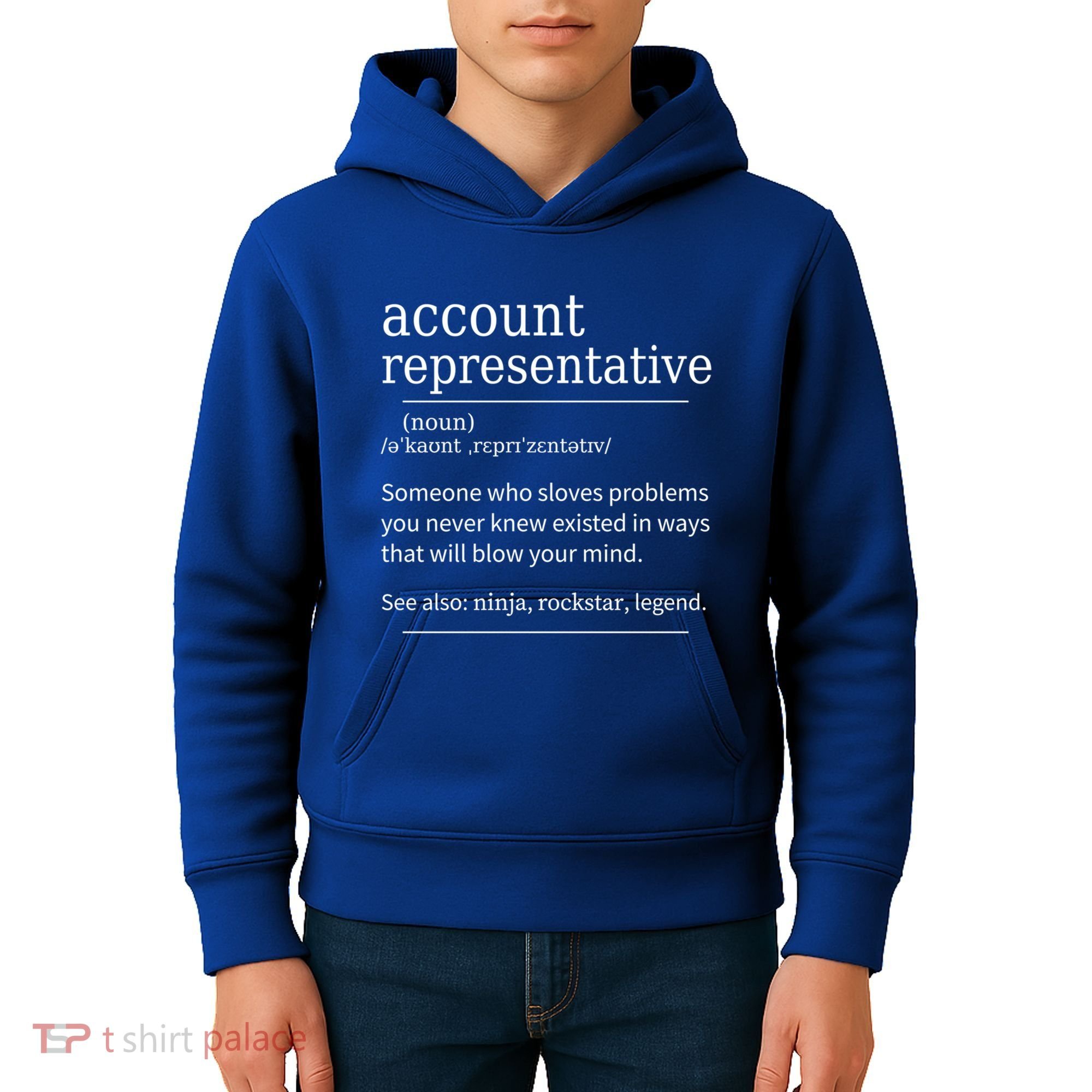 Funny Account Representative Definition Cute Gift Kids Hoodie