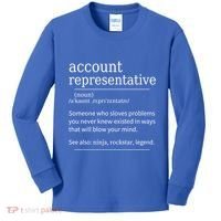 Funny Account Representative Definition Cute Gift Kids Long Sleeve Shirt thumb 0