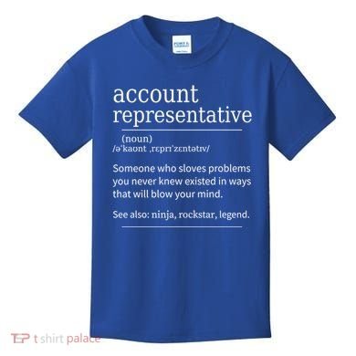 Funny Account Representative Definition Cute Gift Kids T-Shirt