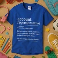 Funny Account Representative Definition Cute Gift Kids T-Shirt thumb 3