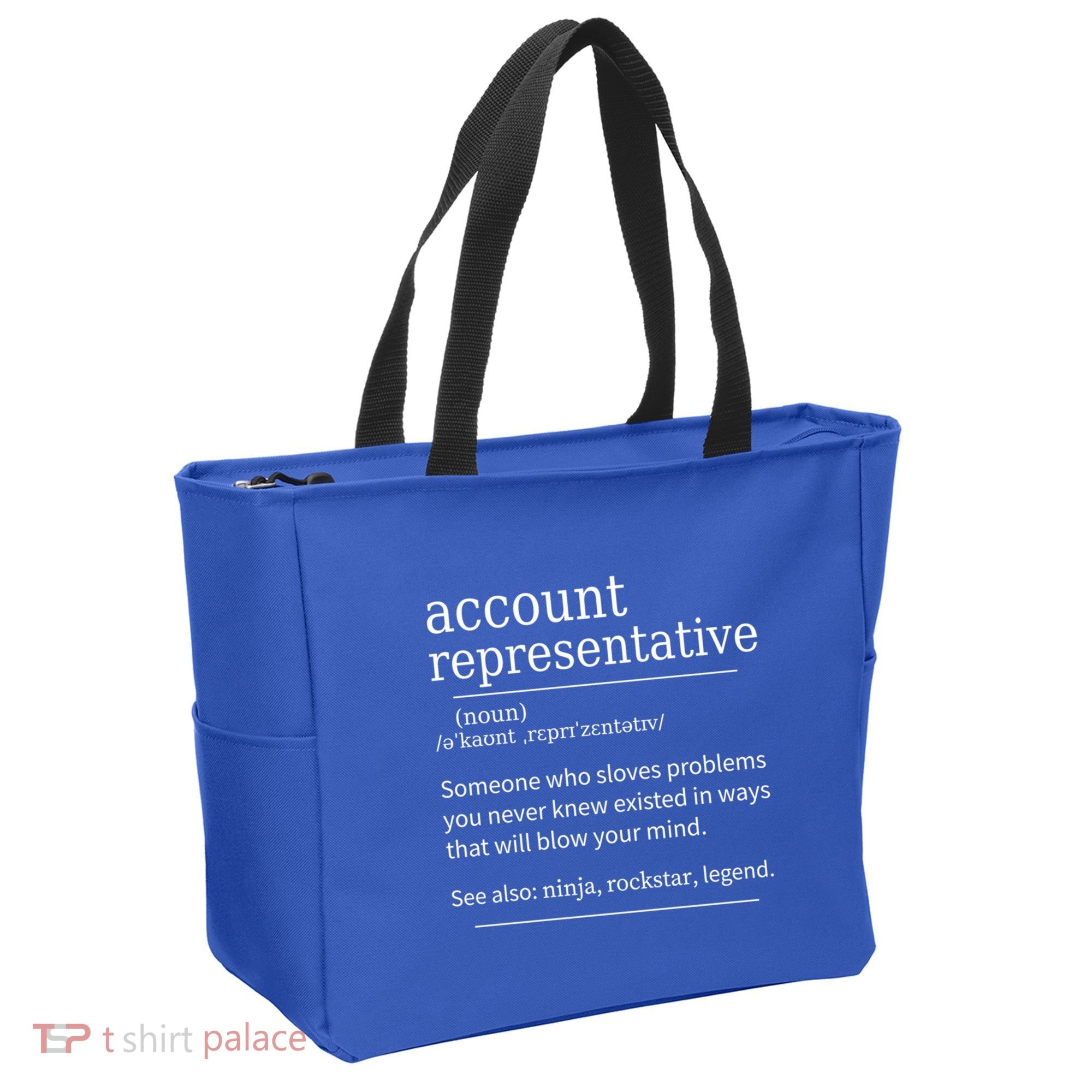 Funny Account Representative Definition Cute Gift Tote Bag