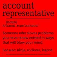 Funny Account Representative Definition Cute Gift Santa Hat thumb 1