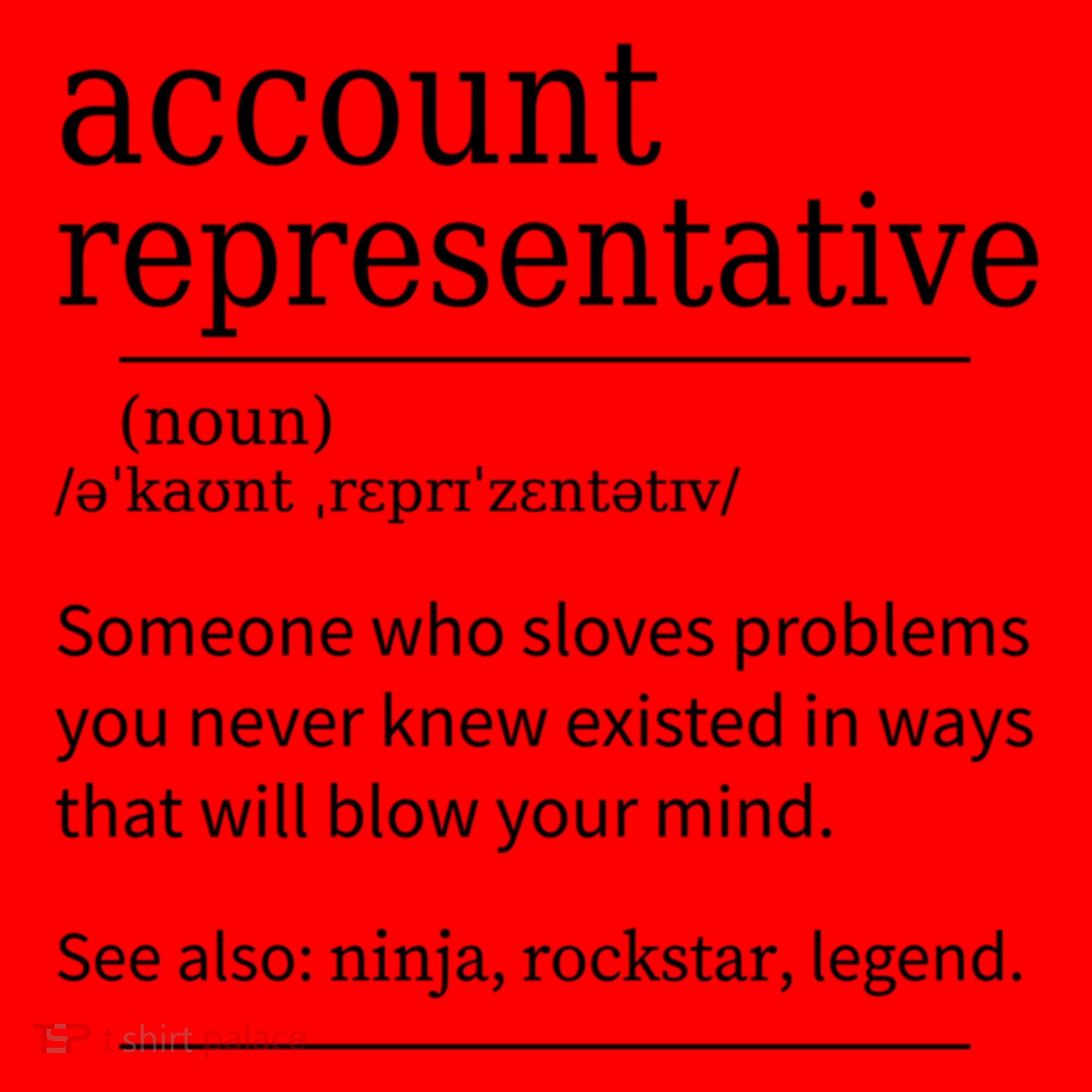 Funny Account Representative Definition Cute Gift Santa Hat