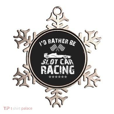Formula Auto Racing Slot Car Checkered Flag Gift Ornament