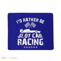 Formula Auto Racing Slot Car Checkered Flag Gift Mousepad thumb 0
