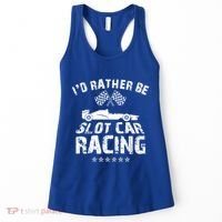 Formula Auto Racing Slot Car Checkered Flag Gift Women's Tank Top thumb 0