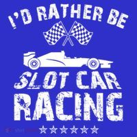 Formula Auto Racing Slot Car Checkered Flag Gift Women's T-Shirt thumb 6