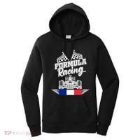 French Auto Race France Flag Formula Racing Car Racer Fans Gift Women's Hoodie thumb 0