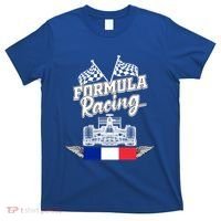 French Auto Race France Flag Formula Racing Car Racer Fans Gift T-Shirt thumb 0