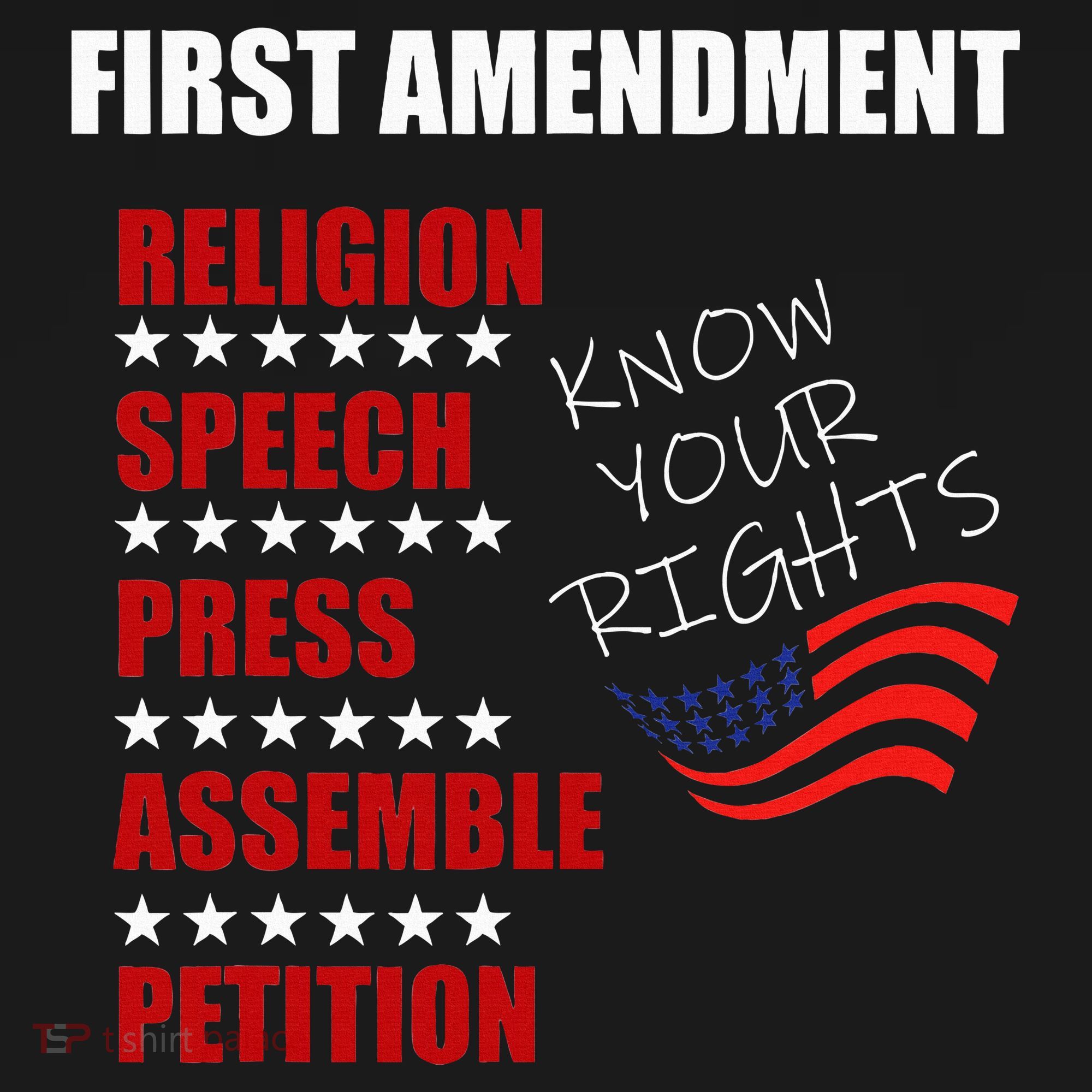 First Amendment Rights Audit United States Constitution Flag Doggie Tank