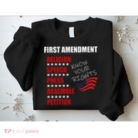 First Amendment Rights Audit United States Constitution Flag Sweatshirt thumb 2
