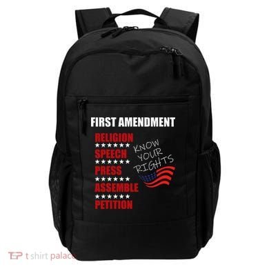 First Amendment Rights Audit United States Constitution Flag Backpack
