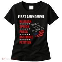 First Amendment Rights Audit United States Constitution Flag Women's T-Shirt thumb 0
