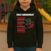 First Amendment Rights Audit United States Constitution Flag Kids Hoodie thumb 3