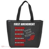 First Amendment Rights Audit United States Constitution Flag Tote Bag thumb 0