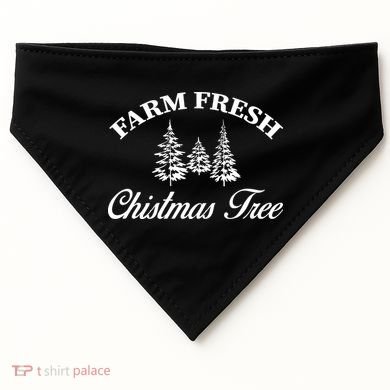 Farm Fresh Christmas Tree USA-Made Doggie Bandana