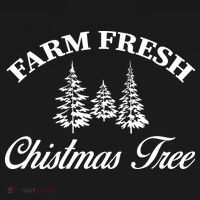 Farm Fresh Christmas Tree USA-Made Doggie Bandana thumb 2