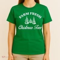 Farm Fresh Christmas Tree T-Shirt thumb 4