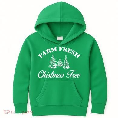 Farm Fresh Christmas Tree Kids Hoodie