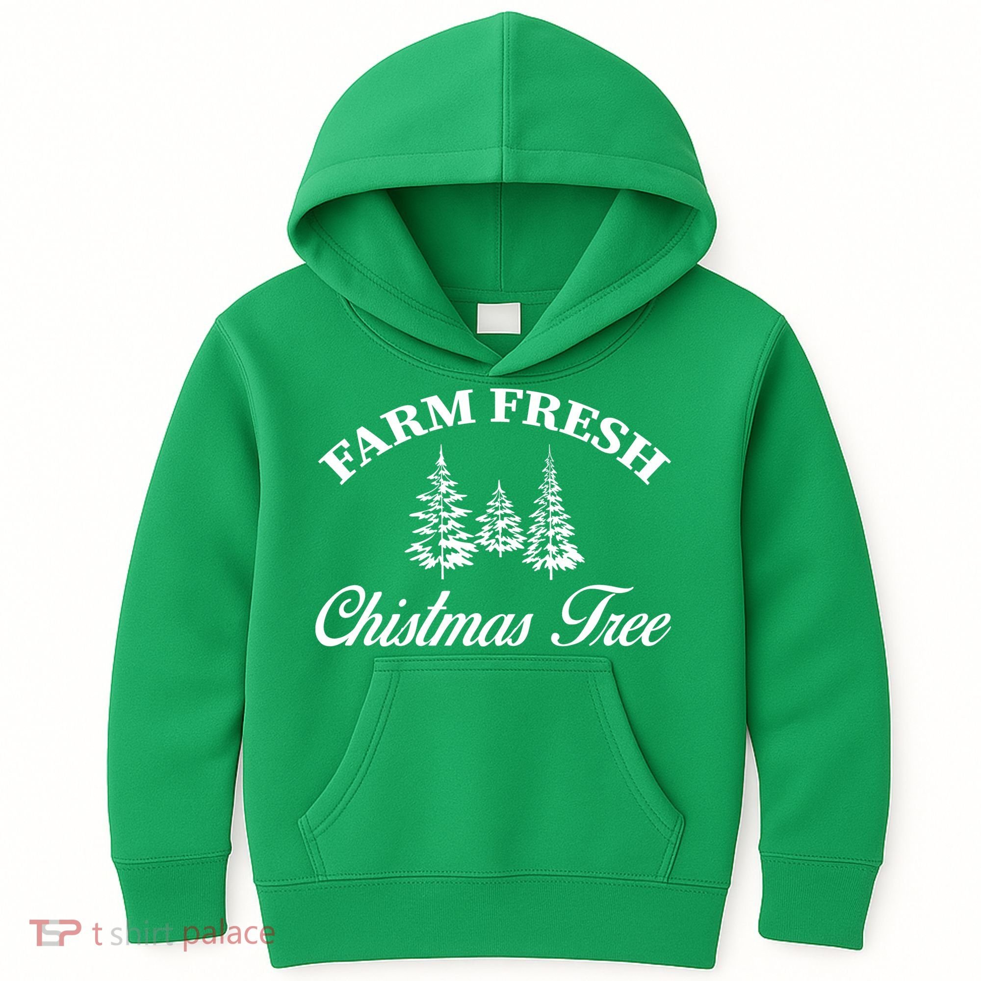 Farm Fresh Christmas Tree Kids Hoodie