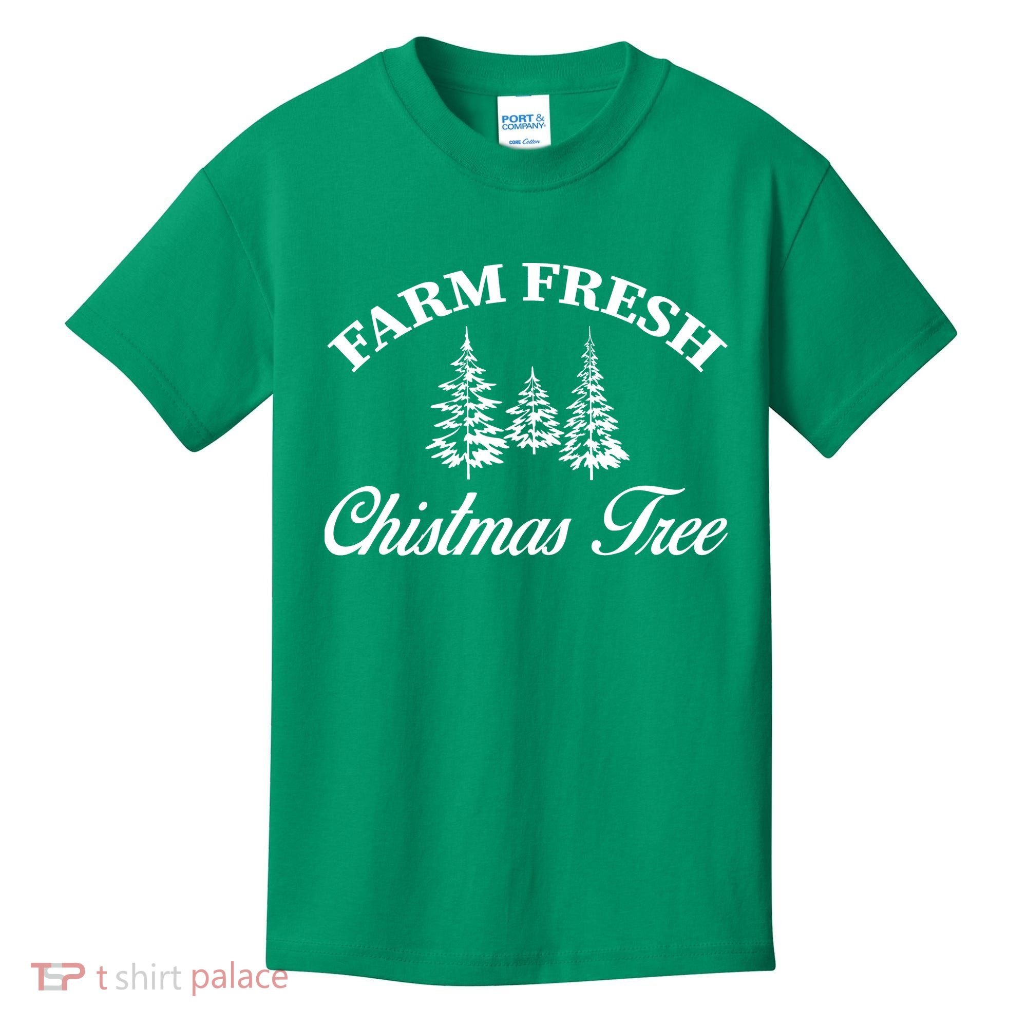 Farm Fresh Christmas Tree Kids T-Shirt
