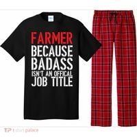 Farmer Because Badass Isn't An Official Job Title Pajama Set thumb 0