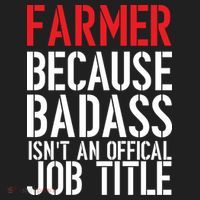 Farmer Because Badass Isn't An Official Job Title Hat thumb 2