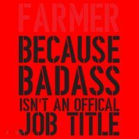 Farmer Because Badass Isn't An Official Job Title Santa Hat thumb 1