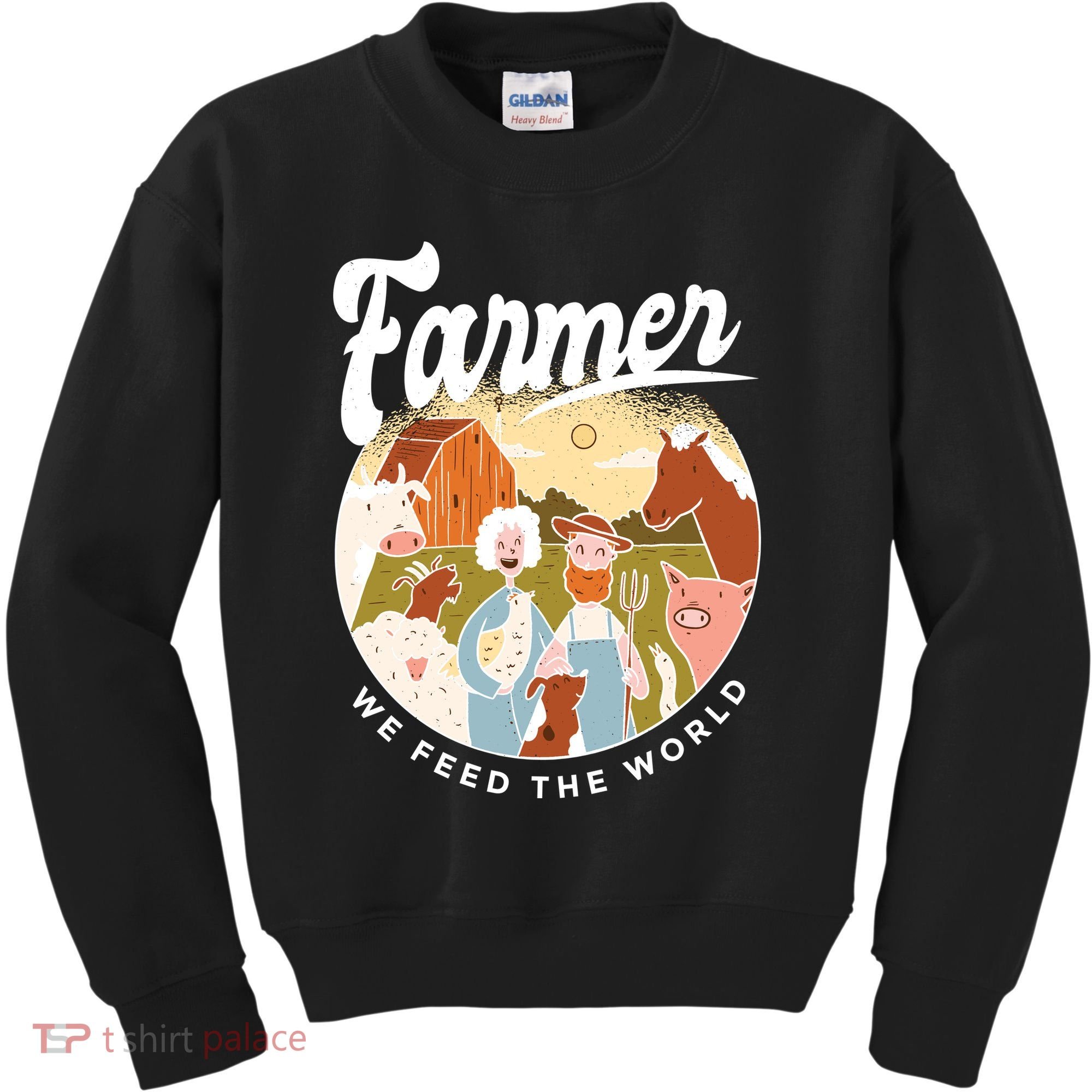 Farmer We Feed The World Kids Sweatshirt