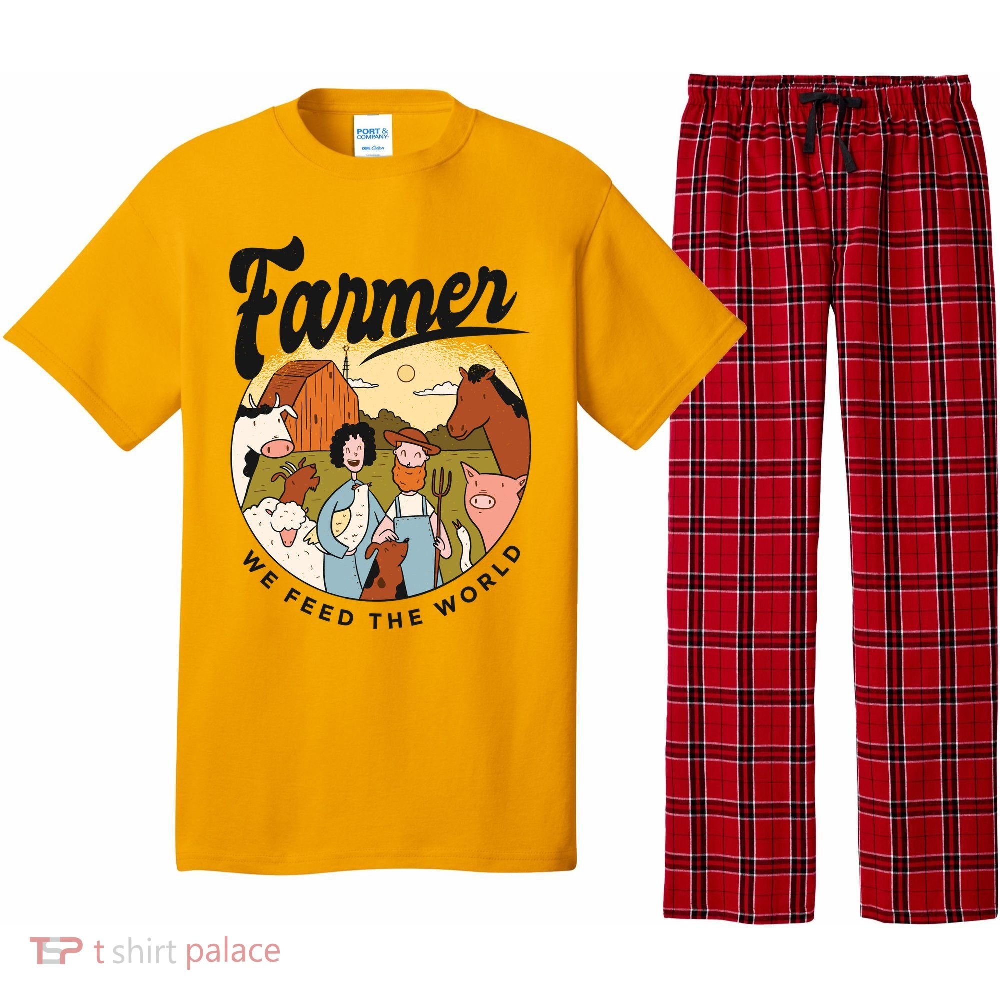 Farmer We Feed The World Pajama Set