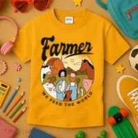 Farmer We Feed The World Kids T-Shirt thumb 3