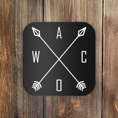 Farmhouse Inspired WACO Coaster