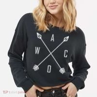 Farmhouse Inspired WACO Cropped Pullover Crew thumb 2