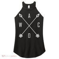 Farmhouse Inspired WACO Women's Perfect Tri Rocker Tank thumb 0
