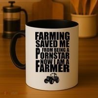 Farming Saved Me From being A Pornstar Coffee Mug thumb 4