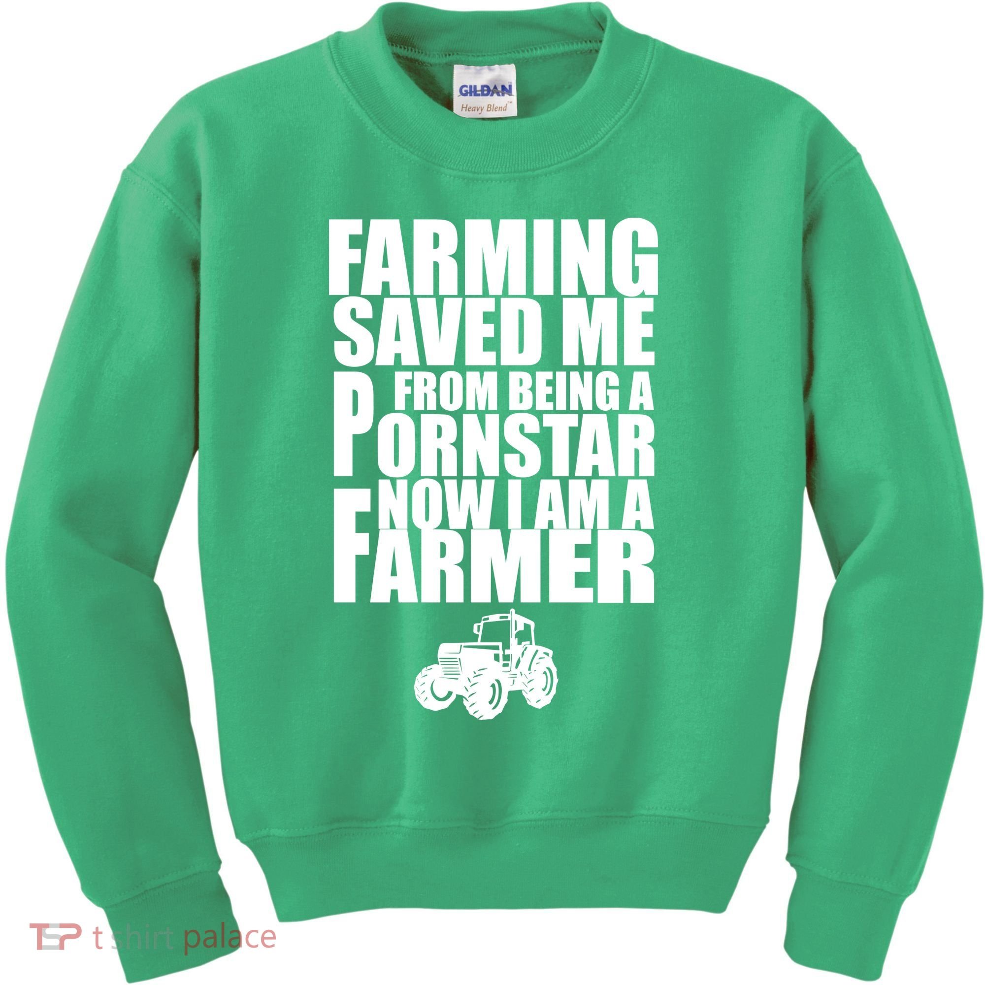 Farming Saved Me From being A Pornstar Kids Sweatshirt