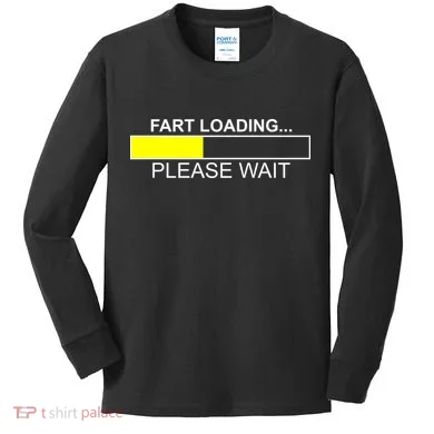 Fart Loading Kids Long Sleeve Shirt