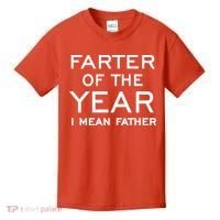 Farter Of The Year I Mean Father Kids T-Shirt thumb 0