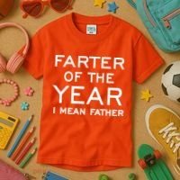 Farter Of The Year I Mean Father Kids T-Shirt thumb 3