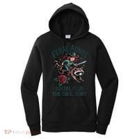 Feral Aunts Social Club The Cool Aunt Pregnancy Raccoon Gift Women's Hoodie thumb 0