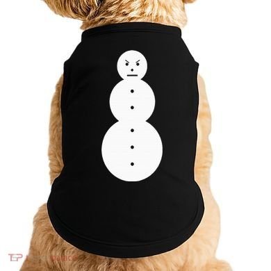 Funny Angry Snowman The Snowman Doggie Tank