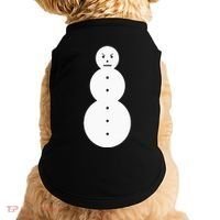 Funny Angry Snowman The Snowman Doggie Tank thumb 0
