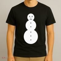 Funny Angry Snowman The Snowman T-Shirt thumb 3