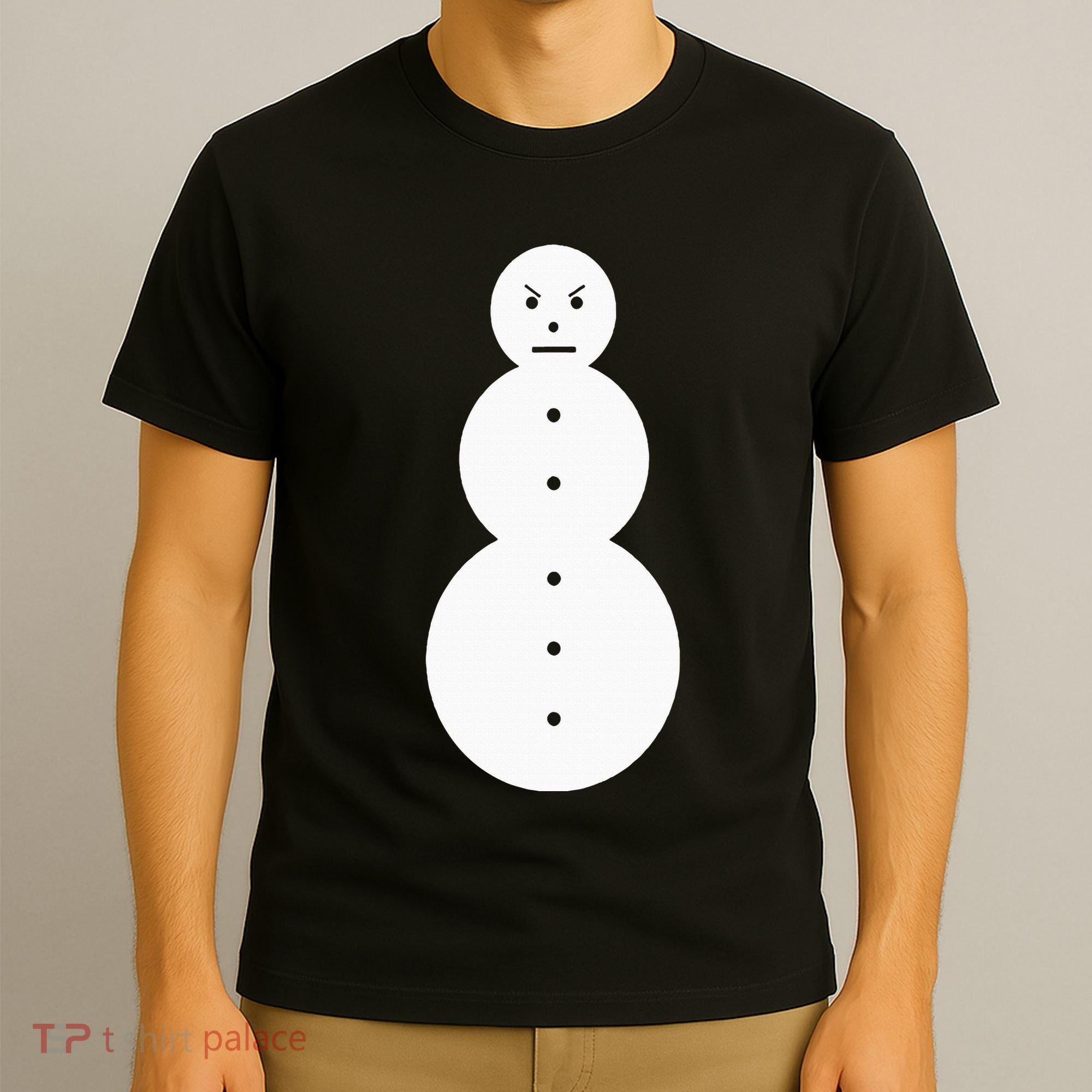 Funny Angry Snowman The Snowman T-Shirt